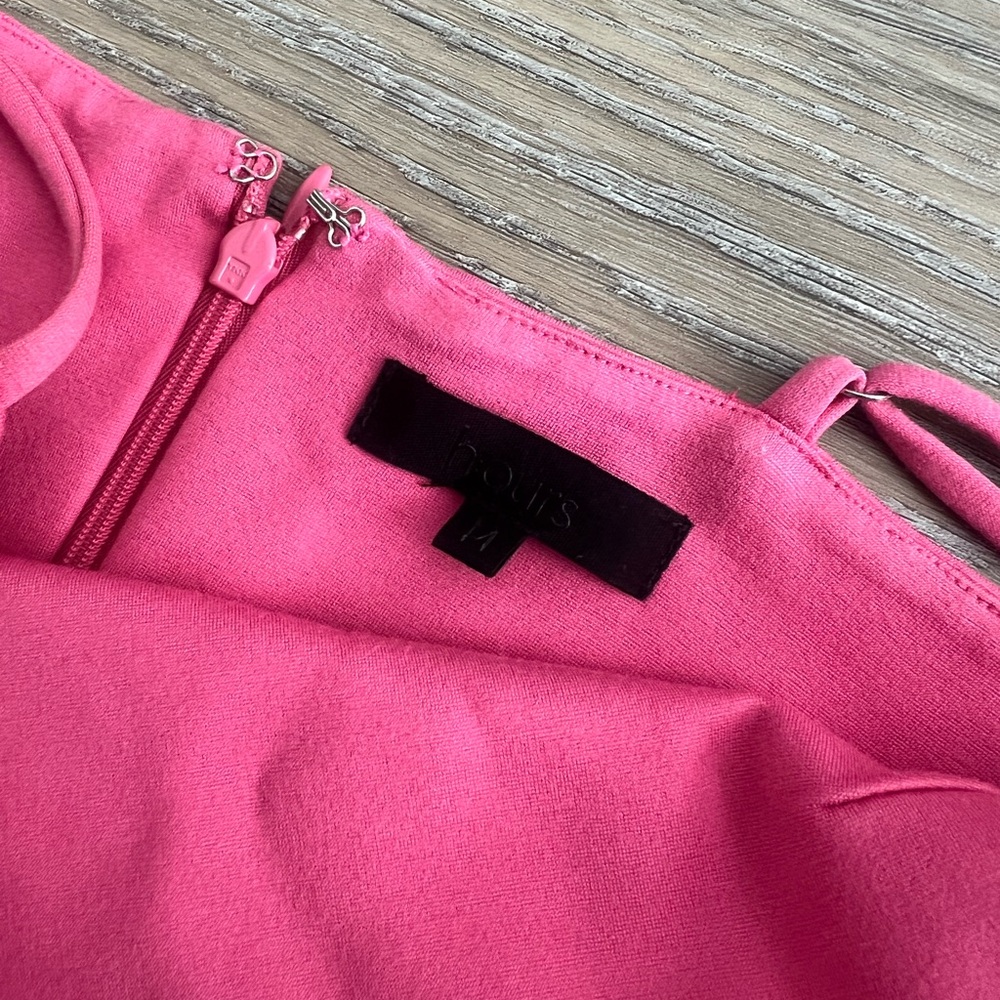 REVOLVE Pink Cutout Midi Dress - Picture 5 of 6